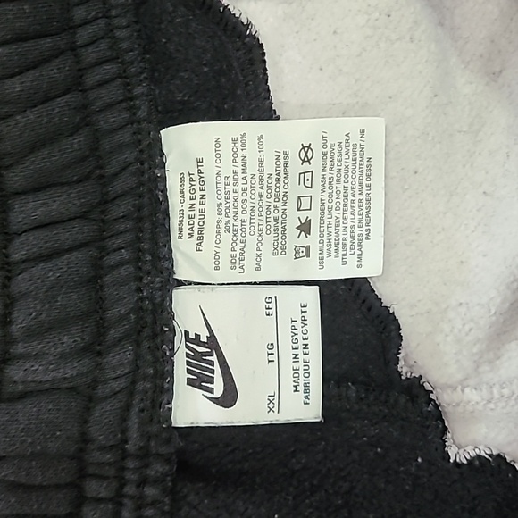 Nike Black and White Athletic Shorts - Picture 8 of 10